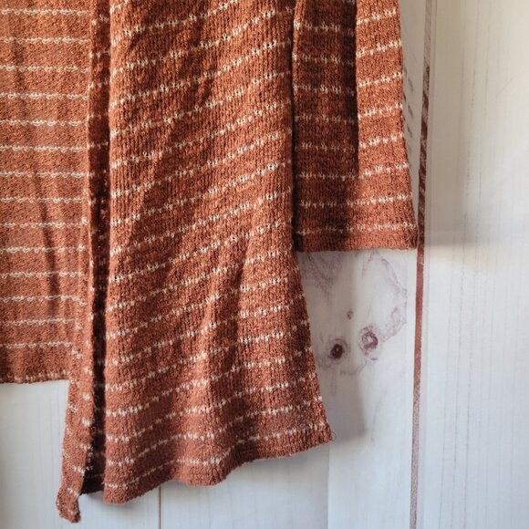 Buckle Daytrip Lightweight Knit Open Front Cardigan Sweater, Women’s S, Orange - Picture 2 of 9
